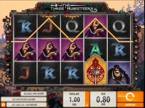 Quickspin Three Musketeers - Payline Example Screenshot
